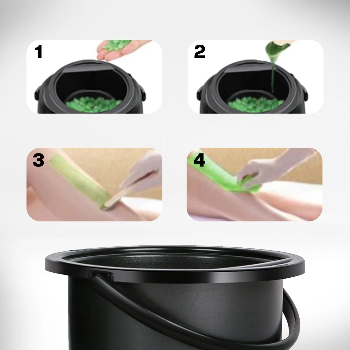 VRL Smart Wax Apparaat - Ontharing - Ontharingsapparaat - Touchscreen - LED Display - Geschikt Voor Alle Soorten Wax 5 VRL Smart Wax Apparaat - Ontharing - Ontharingsapparaat - Touchscreen - LED Display - Geschikt Voor Alle Soorten Wax - Afbeelding 3