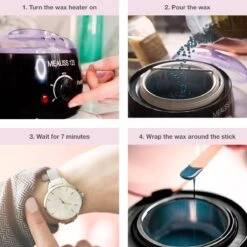 Kit Mealiss®120 - Wax - 1000 Gr Hypoallergene Wax - Spatels - 100ml Olie -Gillette Winkel 1200x1200 2154