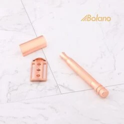 Bolano® Safety Razor Set Rose Gold + 30 Double Edge Scheermesjes + Houder - Klassiek Scheermes Voor Mannen En Vrouwen - D663 -Gillette Winkel 1200x1200 2157