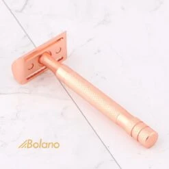 Bolano® Safety Razor Set Rose Gold + 30 Double Edge Scheermesjes + Houder - Klassiek Scheermes Voor Mannen En Vrouwen - D663 -Gillette Winkel 1200x1200 2162