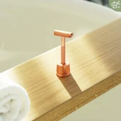 Bamboozy Safety Razor Met Houder RVS + 20 Scheermesjes Rose Gold Goud Voor Vrouwen Dames Mannen Double Edge Zero Waste Duurzaam Scheren -Gillette Winkel 1200x1200 2170
