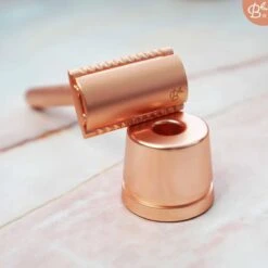 Bamboozy Safety Razor Met Houder RVS + 20 Scheermesjes Rose Gold Goud Voor Vrouwen Dames Mannen Double Edge Zero Waste Duurzaam Scheren -Gillette Winkel 1200x1200 2174