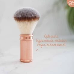 Bamboozy Safety Razor Met Houder RVS + 20 Scheermesjes Rose Gold Goud Voor Vrouwen Dames Mannen Double Edge Zero Waste Duurzaam Scheren -Gillette Winkel 1200x1200 2177