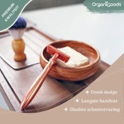 OrganiGoods Safety Razor + 20 Scheermesjes Blades - Safety Razor Voor Vrouwen - Rose Gold Goud Scheermes - Double Edge Single Blade - Veiligheidsscheermes - Duurzaam Scheermesje 19 OrganiGoods Safety Razor + 20 Scheermesjes Blades - Safety Razor Voor Vrouwen - Rose Gold Goud Scheermes - Double Edge Single Blade - Veiligheidsscheermes - Duurzaam Scheermesje -Gillette Winkel 1200x1200 2249