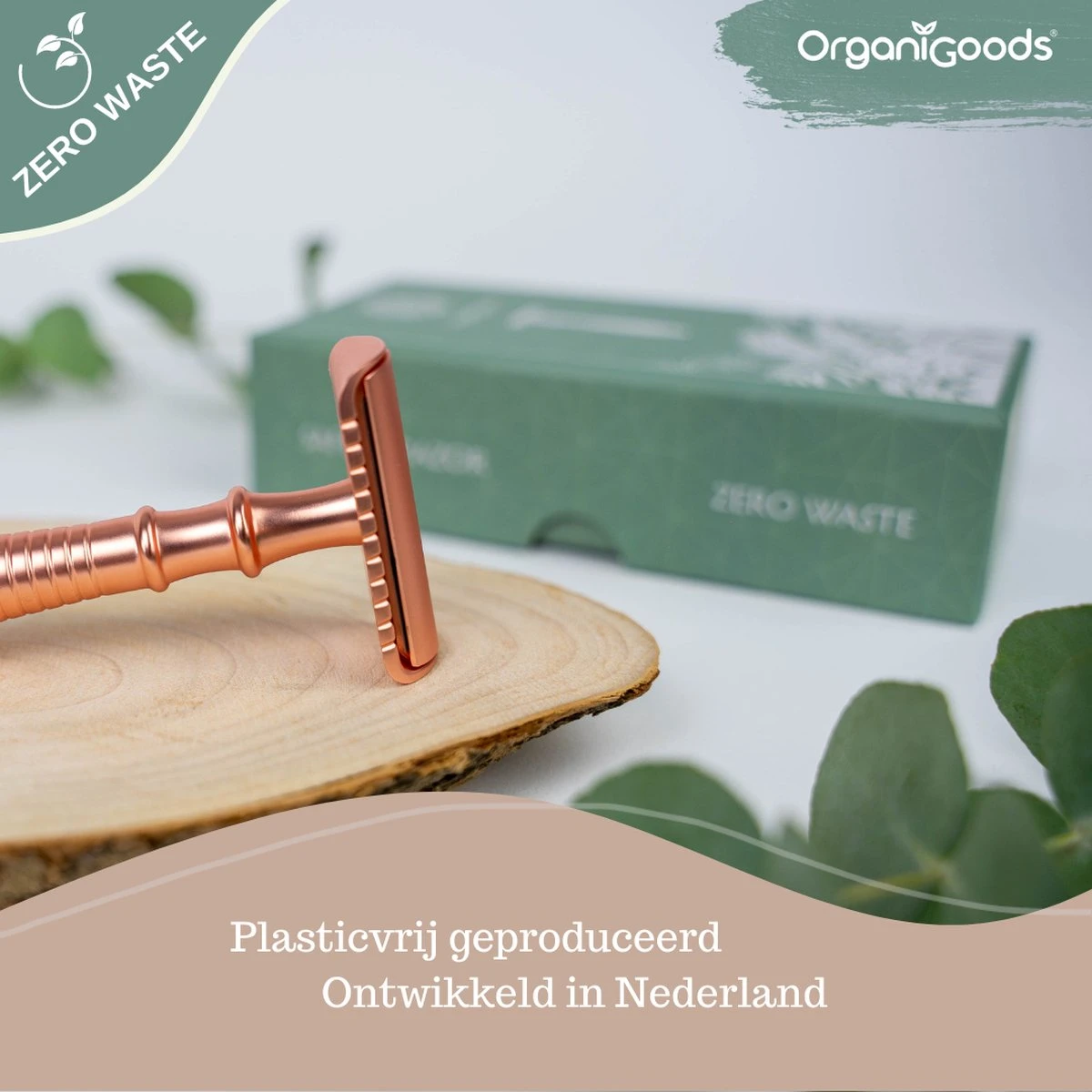 OrganiGoods Safety Razor + 20 Scheermesjes Blades - Safety Razor Voor Vrouwen - Rose Gold Goud Scheermes - Double Edge Single Blade - Veiligheidsscheermes - Duurzaam Scheermesje 10 OrganiGoods Safety Razor + 20 Scheermesjes Blades - Safety Razor Voor Vrouwen - Rose Gold Goud Scheermes - Double Edge Single Blade - Veiligheidsscheermes - Duurzaam Scheermesje - Afbeelding 8