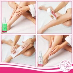 MURLEY'S Wax Apparaat Roll-On Honing Wax Ontharing Set Met 5x Cartridges + Before En After Sprays + 100 Strips- Voor Lichaam En Gezicht - Zwart -Gillette Winkel 1200x1200 2271