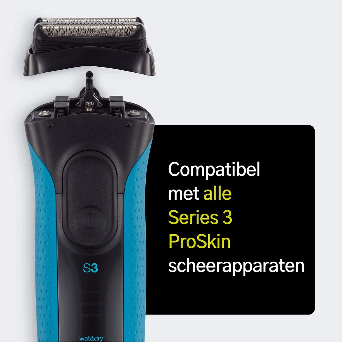 Braun Series 3 32B Cassette Zwart - Vervangend Scheerblad 8 Braun Series 3 32B Cassette Zwart - Vervangend Scheerblad - Afbeelding 6