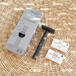 Bamboozy Safety Razor + 20 Scheermesjes Aluminium Zwart Black Unisex Voor Mannen Vrouwen Scheermes -Gillette Winkel 1200x1200 2370