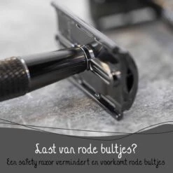 Bamboozy Safety Razor + 20 Scheermesjes Aluminium Zwart Black Unisex Voor Mannen Vrouwen Scheermes -Gillette Winkel 1200x1200 2371