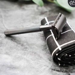 Bamboozy Safety Razor RVS + 20 Scheermesjes Mat Zwart Unisex Mannen Vrouwen Double Edge Single Blade Zero Waste Duurzaam Scheren -Gillette Winkel 1200x1200 2417