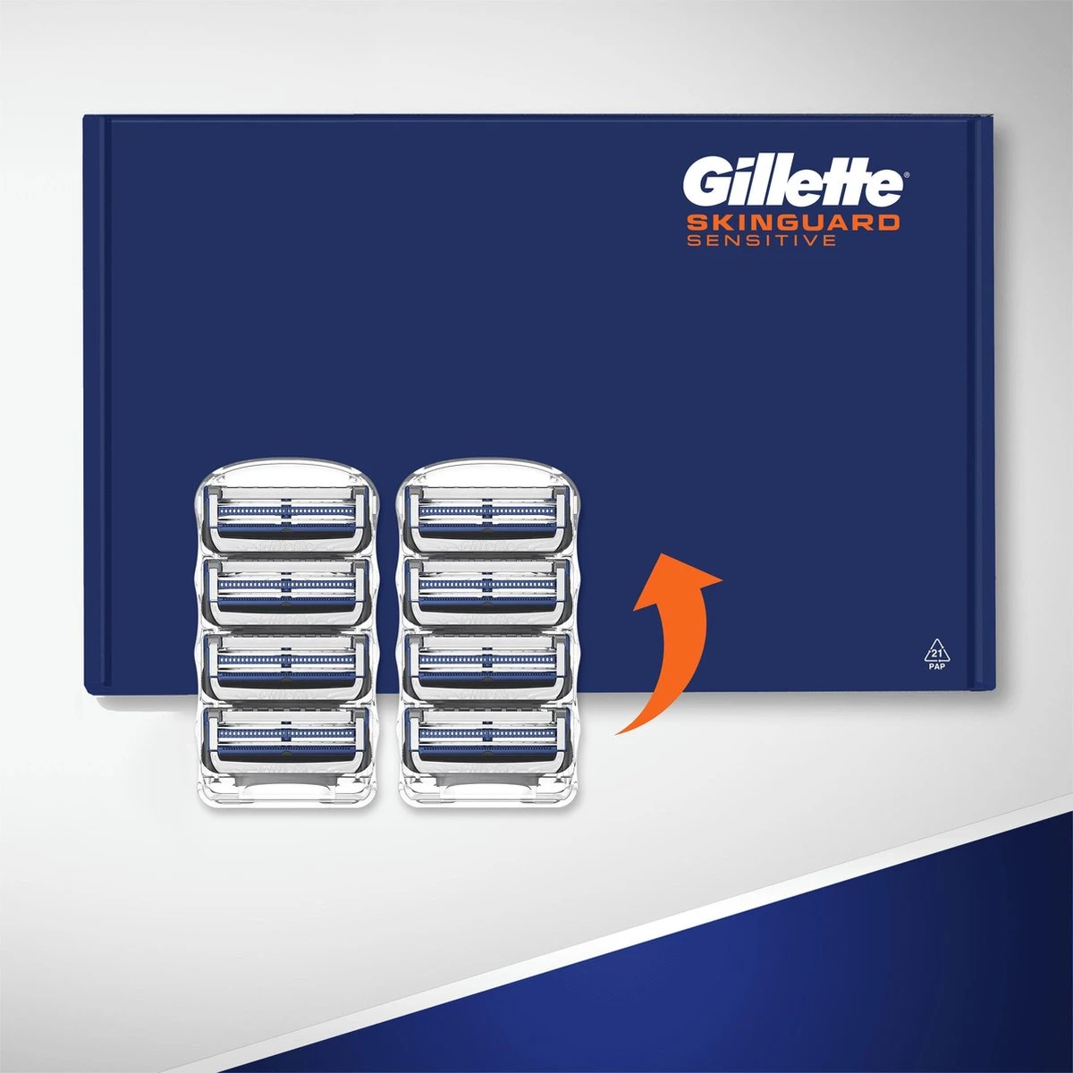 Gillette® Gillette SkinGuard Sensitive Scheermesjes Mannen - 8 Stuks - Brievenbus Verpakking 11 Gillette® Gillette SkinGuard Sensitive Scheermesjes Mannen - 8 Stuks - Brievenbus Verpakking - Afbeelding 9