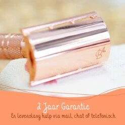 Bamboozy Safety Razor + 10 Scheermesjes Aluminium Rose Gold Goud Unisex Voor Vrouwen Scheermes -Gillette Winkel 1200x1200 2452
