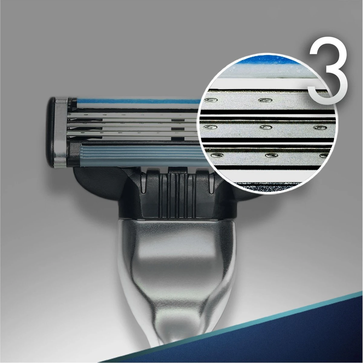 Gillette® Gillette Mach3 - 8 Stuks - Scheermesjes 5 Gillette® Gillette Mach3 - 8 Stuks - Scheermesjes - Afbeelding 3