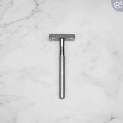 Bamboozy Safety Razor RVS + 20 Scheermesjes Zilver Chrome Unisex Vrouwen Mannen Double Edge Zero Waste Duurzaam Scheren -Gillette Winkel 1200x1200 2499