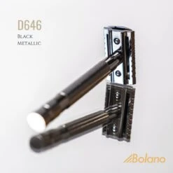 Bolano® Safety Razor Black Metallic + 25 Double Edge Scheermesjes - Klassiek Scheermes Voor Mannen En Vrouwen - Messing -Gillette Winkel 1200x1200 2524