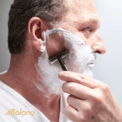 Bolano® Safety Razor Black Metallic + 25 Double Edge Scheermesjes - Klassiek Scheermes Voor Mannen En Vrouwen - Messing -Gillette Winkel 1200x1200 2527