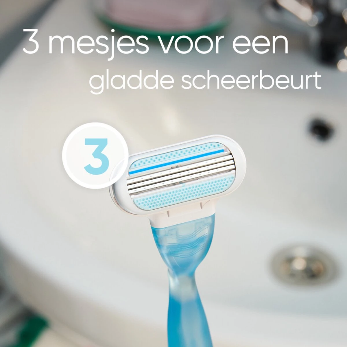 Gillette Venus Smooth - Mesjes Met Beschermende Kussentjes - 8 Navulmesjes 4 Gillette Venus Smooth - Mesjes Met Beschermende Kussentjes - 8 Navulmesjes - Afbeelding 2