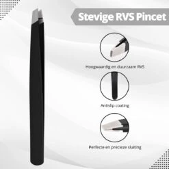 AdroitGoods Pincet Epileer - Slanted - RVS - Professioneel -Gillette Winkel 1200x1200 2594