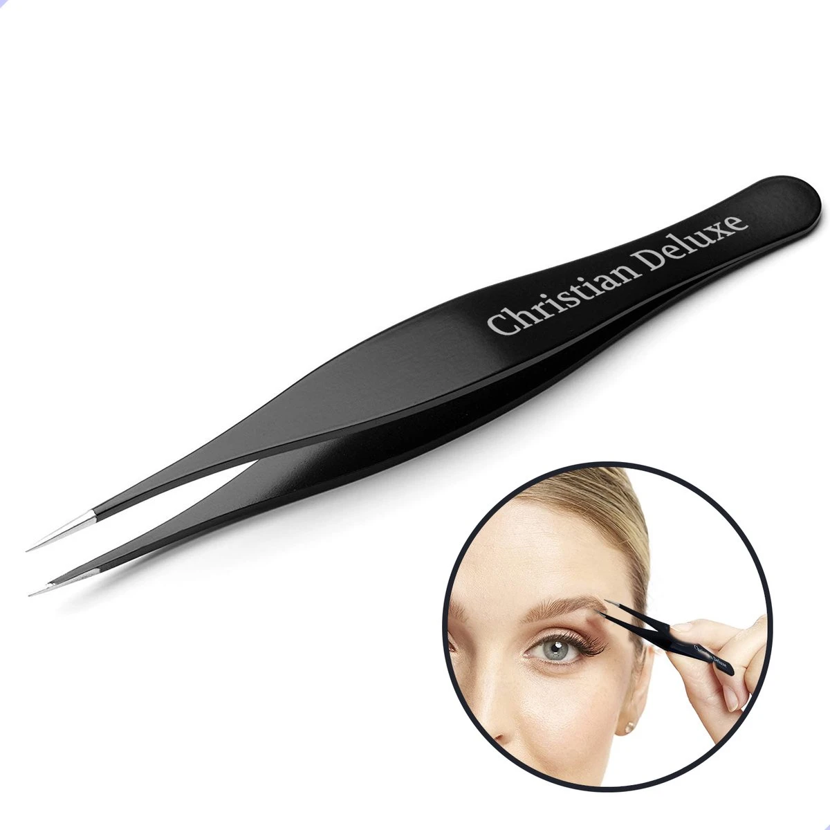 Christian Deluxe - Epileer Pincet - Punt Pincet - Point Tweezer - Dark Sky 3 Christian Deluxe - Epileer Pincet - Punt Pincet - Point Tweezer - Dark Sky