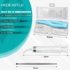 MediCastle™ Amandelsteen Verwijderaar - Tonsil Stone Remover - 6 Delige| Kit 14 MediCastle™ Amandelsteen Verwijderaar - Tonsil Stone Remover - 6 Delige| Kit -Gillette Winkel 1200x1200 262