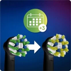 Oral B Oral-B CrossAction - Met CleanMaximiser-technologie - Opzetborstels - Zwart - 8 Stuks -Gillette Winkel 1200x1200 268