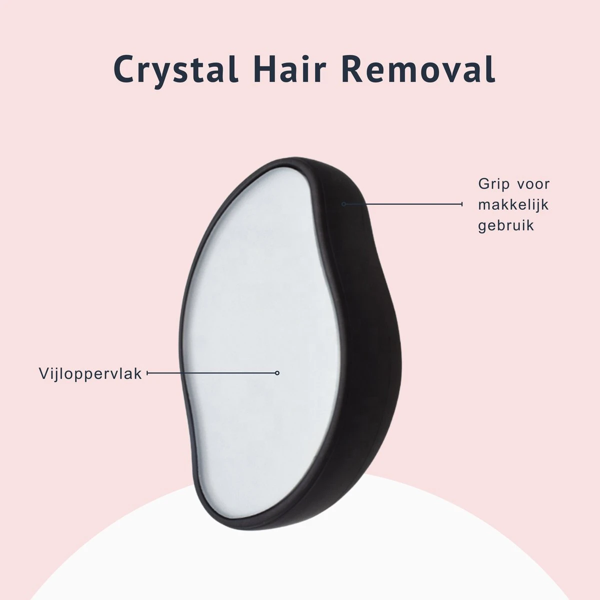 Merkloos Crystal Hair Removal Zwart - Crystal Hair Eraser - Epilator - Kristalpad - Ontharing - Pijnloos - Haarverwijderaar 4 Merkloos Crystal Hair Removal Zwart - Crystal Hair Eraser - Epilator - Kristalpad - Ontharing - Pijnloos - Haarverwijderaar - Afbeelding 2
