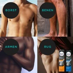 Veet Men - 400ml Ontharingscreme - Normaal 1x200ml - Gevoelig 1x200ml - Voordeelverpakking -Gillette Winkel 1200x1200 2725