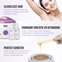 Premium Wax Set Inclusief 400gr Wax Bonen - Pre- & After-Wax Spray - 20 Aanbreng Spatels -Gillette Winkel 1200x1200 2728