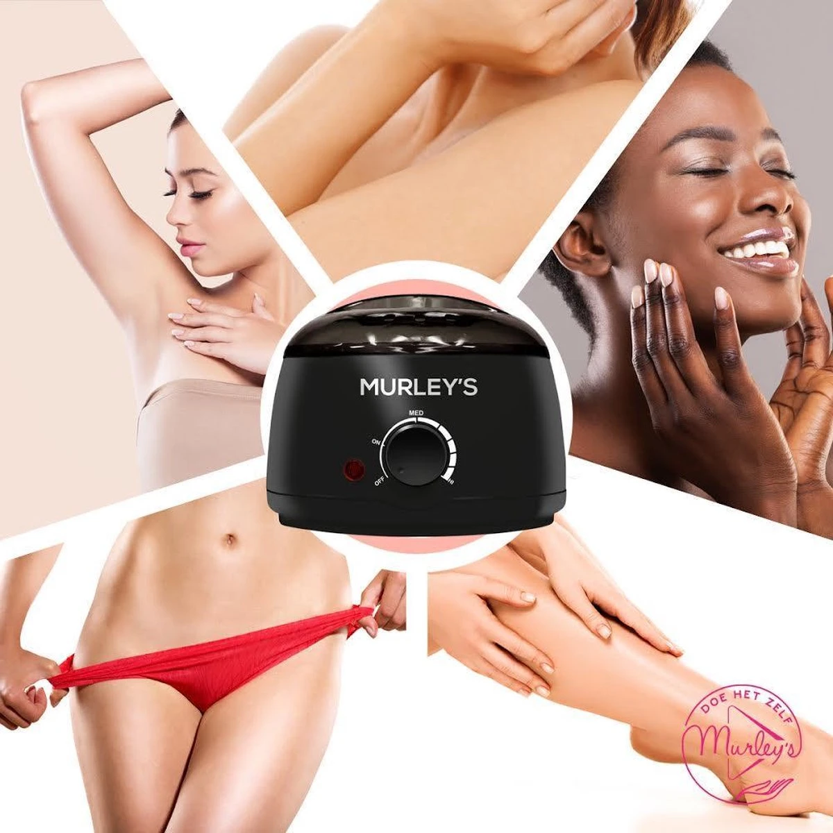 MURLEY'S Wax Apparaat Ontharen Set 500 Gram Waxbonen, Pre En Afterspray (2x 60ml) En 30 Houten Spatels Voor Lichaam En Gezicht 9 MURLEY'S Wax Apparaat Ontharen Set 500 Gram Waxbonen, Pre En Afterspray (2x 60ml) En 30 Houten Spatels Voor Lichaam En Gezicht - Afbeelding 7