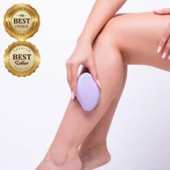 Livingful Premium Crystal Hair Removal • Pijnloos Ontharing Epileerapparaat Voor Armen Benen Rug• Mannen En Vrouwen • Epilator Voor Langdurige Ontharing • Snelle En Gemakkelijke Exfoliërende Ontharin • Haarverwijderaar • Kristalpad • Zijdezachte Huid