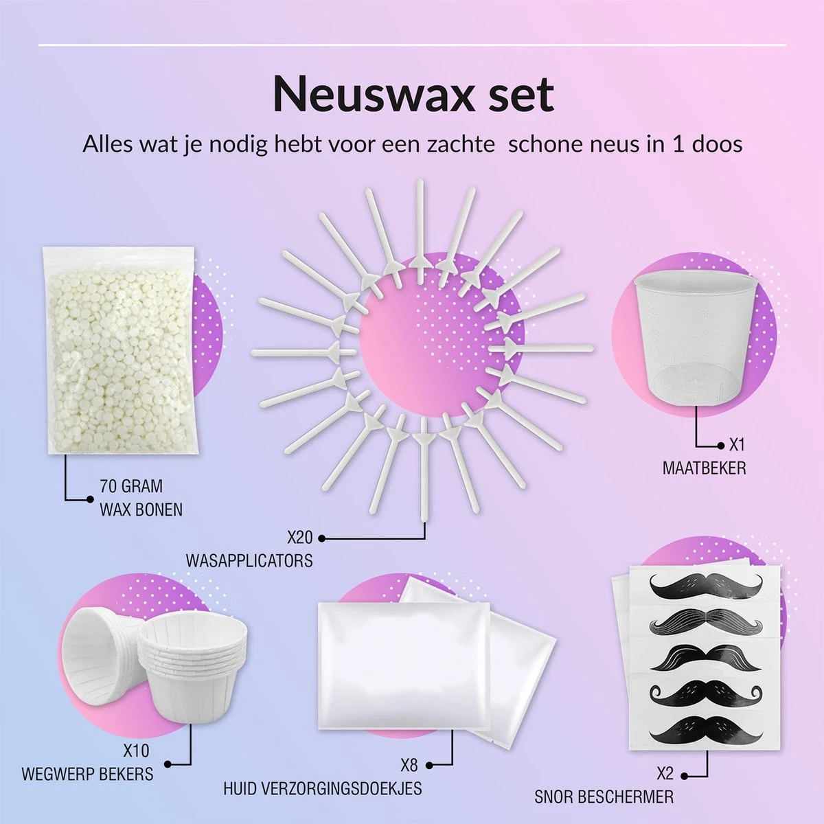 Rivema Luxe Wax Ontharing Set – Neus Ontharing – Wax Beans – Ontharingswax – Ontharen – 7 Maanden Haarvrij 8 Rivema Luxe Wax Ontharing Set – Neus Ontharing – Wax Beans – Ontharingswax – Ontharen – 7 Maanden Haarvrij - Afbeelding 6