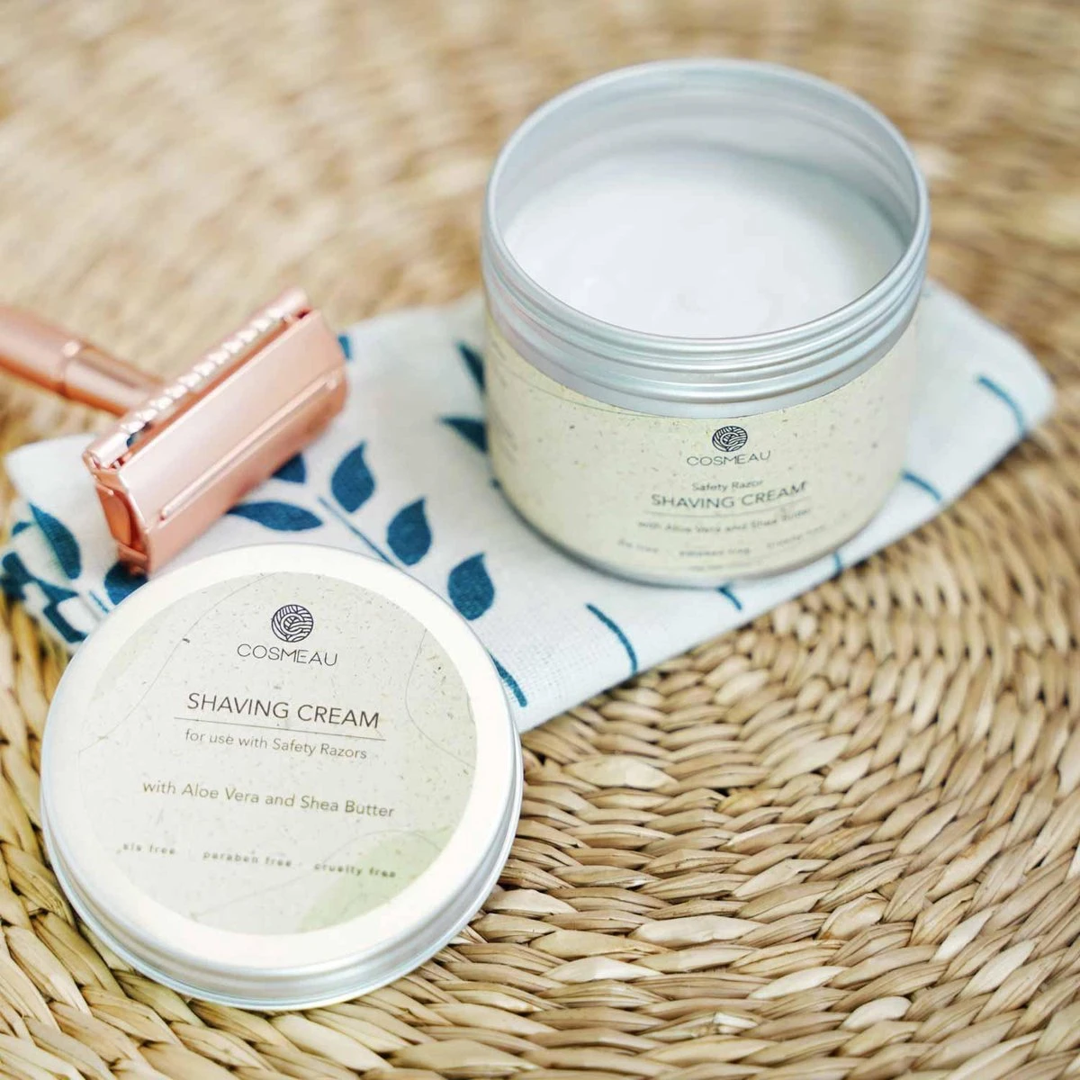 Cosmeau Scheercrème Voor Safety Razors Voor Vrouwen - Glad En Irritatievrij Scheren - Shaving Soap Bar Scheerzeep Cosmo Cosmeo 5 Cosmeau Scheercrème Voor Safety Razors Voor Vrouwen - Glad En Irritatievrij Scheren - Shaving Soap Bar Scheerzeep Cosmo Cosmeo - Afbeelding 3