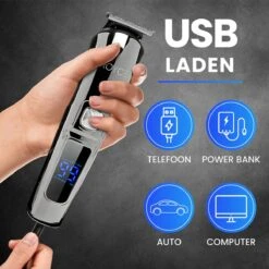 Professionele Trimmer 11 In 1 - Baardtrimmer Mannen - Waterdicht - Haartrimmer - Trimmer Mannen - Complete Set -Gillette Winkel 1200x1200 2827