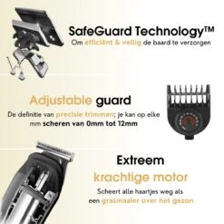 Gruttz - 11 In 1 Baardtrimmer Voor Mannen - Inclusief Reistas - Trimmer Baard Neus Oor En Lichaam - Bodygroomer Mannen 21 Gruttz - 11 In 1 Baardtrimmer Voor Mannen - Inclusief Reistas - Trimmer Baard Neus Oor En Lichaam - Bodygroomer Mannen -Gillette Winkel 1200x1200 2833