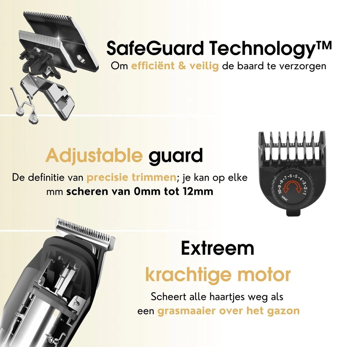 Gruttz - 11 In 1 Baardtrimmer Voor Mannen - Inclusief Reistas - Trimmer Baard Neus Oor En Lichaam - Bodygroomer Mannen 12 Gruttz - 11 In 1 Baardtrimmer Voor Mannen - Inclusief Reistas - Trimmer Baard Neus Oor En Lichaam - Bodygroomer Mannen - Afbeelding 10