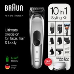 Braun Multigroomer 7221 - 10 In 1 Trimmer - Baardtrimmer Haartrimmer Bodygroomer -Gillette Winkel 1200x1200 2839