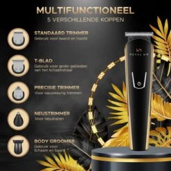 Royal WM - Series 9000 PRO - Baardtrimmer - Zwart - Scheerapparaat - Draadloos -Gillette Winkel 1200x1200 2861