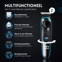 Beeperfect® 5 In 1 Baardtrimmer Voor Mannen - Incl. 5 Opzetstukken - Trimmer - Bodygroomer - Neus En Oortrimmer - 0.5-10MM - Gratis Baardkam 16 Beeperfect® 5 In 1 Baardtrimmer Voor Mannen - Incl. 5 Opzetstukken - Trimmer - Bodygroomer - Neus En Oortrimmer - 0.5-10MM - Gratis Baardkam -Gillette Winkel 1200x1200 2875