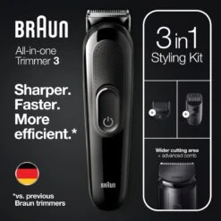 Braun Multigroomer 3 SK2300, 3-in-1 Baardtrimmer Voor Mannen, Haartrimmer, Voor Gezicht, Haar -Gillette Winkel 1200x1200 2887