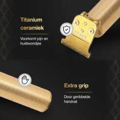 Krexs Gouden Baardtrimmer - Tondeuse - Trimmer - Scheerapparaat - Mannen – Baard -Gillette Winkel 1200x1200 2911