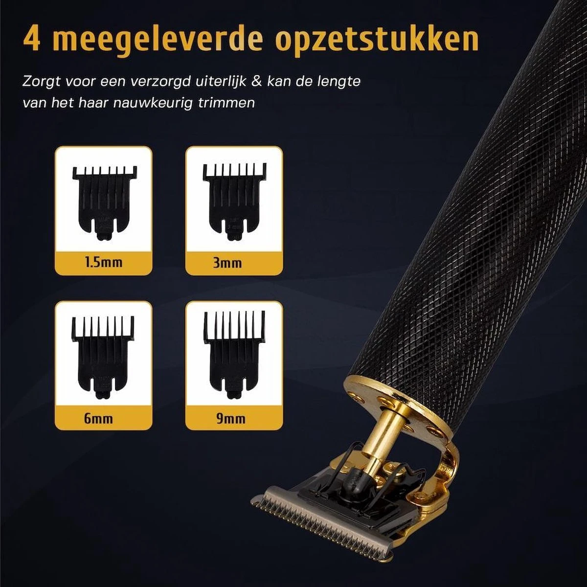 Krexs Zwarte Baardtrimmer - Tondeuse - Trimmer - Scheerapparaat - Haartrimmer - Bodygroomer – Baard 7 Krexs Zwarte Baardtrimmer - Tondeuse - Trimmer - Scheerapparaat - Haartrimmer - Bodygroomer – Baard - Afbeelding 5