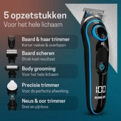 5 In 1 Baardtrimmer Voor Mannen - Trimmer Voor Baard En Lichaam - Neus En Oor -Bodygroomer - 0.5-10MM -Gillette Winkel 1200x1200 2960