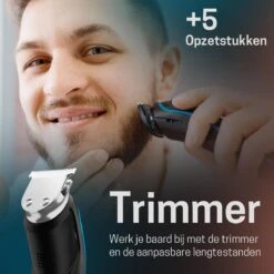 5 In 1 Baardtrimmer Voor Mannen - Trimmer Voor Baard En Lichaam - Neus En Oor -Bodygroomer - 0.5-10MM -Gillette Winkel 1200x1200 2962
