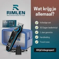 5 In 1 Baardtrimmer Voor Mannen - Trimmer Voor Baard En Lichaam - Neus En Oor -Bodygroomer - 0.5-10MM -Gillette Winkel 1200x1200 2965