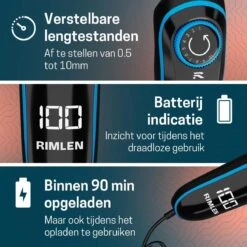 5 In 1 Baardtrimmer Voor Mannen - Trimmer Voor Baard En Lichaam - Neus En Oor -Bodygroomer - 0.5-10MM -Gillette Winkel 1200x1200 2966