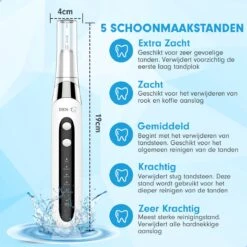 DEN-T® PRO U500 - Elektrische Sonische Tandsteen Verwijderaar - Wit -Gillette Winkel 1200x1200 321