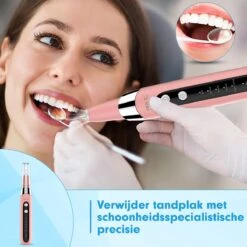DEN-T® PRO U500 - Elektrische Sonische Tandsteen Verwijderaar - Roze -Gillette Winkel 1200x1200 340