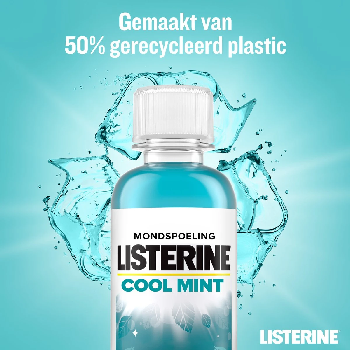 Listerine Cool Mint Mondwater, Mondspoeling Met Intens Frisse Muntsmaak, Bestrijdt Schadelijke Bacteriën Voor Gezond Tandvlees, 8 X 95 Ml 10 Listerine Cool Mint Mondwater, Mondspoeling Met Intens Frisse Muntsmaak, Bestrijdt Schadelijke Bacteriën Voor Gezond Tandvlees, 8 X 95 Ml - Afbeelding 8