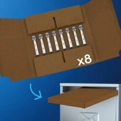 Oral B Oral-B 3D White - Met CleanMaximiser-technologie - Opzetborstels - 8 Stuks - Brievenbusverpakking -Gillette Winkel 1200x1200 381