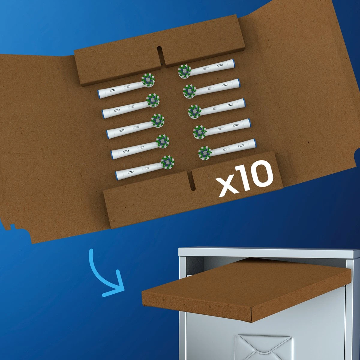 Oral B Oral-B CrossAction - Met CleanMaximiser-technologie - Opzetborstels - 10 Stuks - Brievenbusverpakking 16 Oral B Oral-B CrossAction - Met CleanMaximiser-technologie - Opzetborstels - 10 Stuks - Brievenbusverpakking - Afbeelding 14